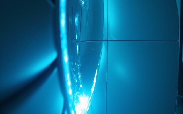 Close-up detail of high-resolution diagnostic imaging equipment, symbolizing large capital investment in medical technology.