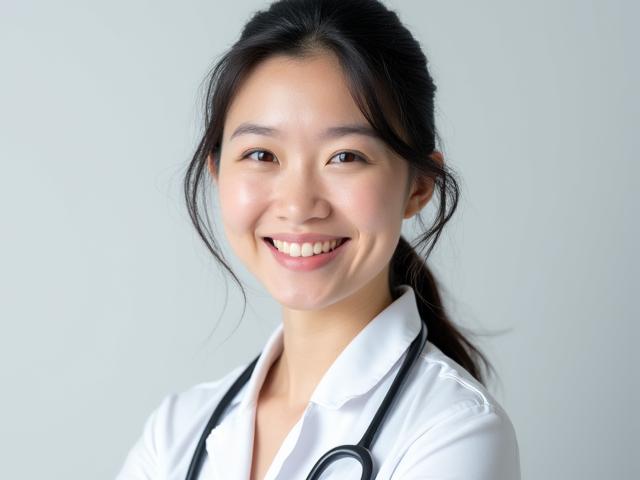 Professional photo of Dr. Sarah Chen, an Urgent Care owner.