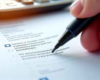 Close-up of a person checking off items on a detailed startup business plan checklist, emphasizing preparation for the loan application.